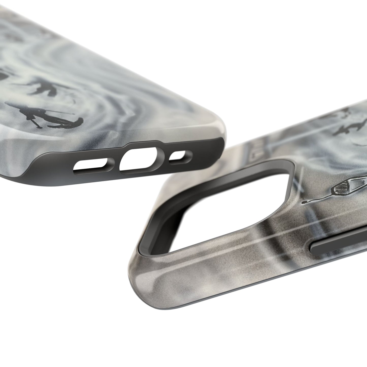 MagSafe "arctic avalanche" airbrush iPhone case