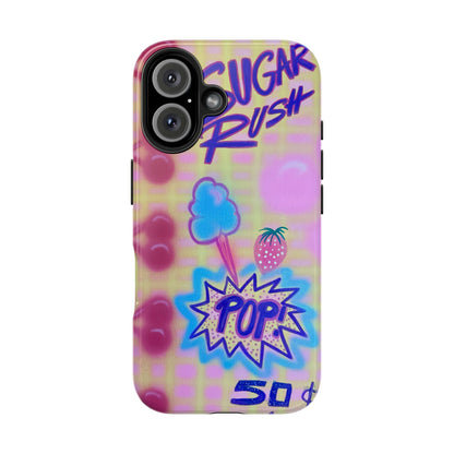 "sugar rush" airbrush iPhone case