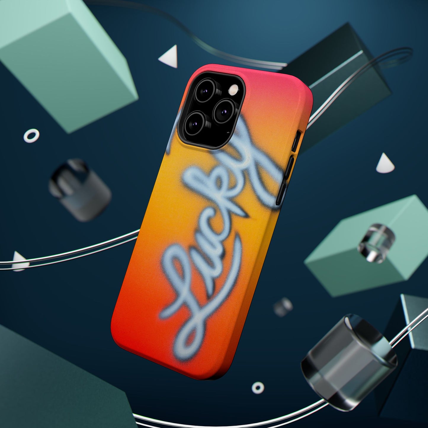 MagSafe "lucky" airbrush iPhone case