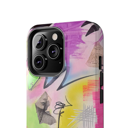 "pastel static" airbrush iPhone case