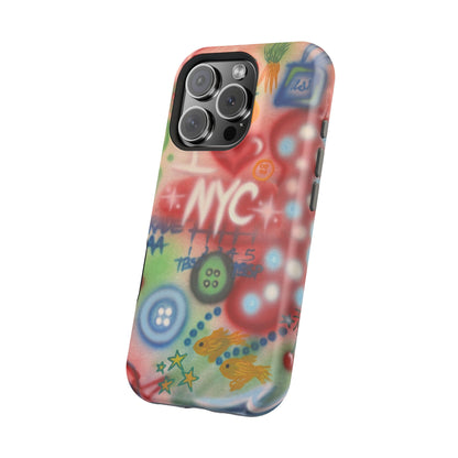 MagSafe "i <3 NYC" airbrush iPhone case