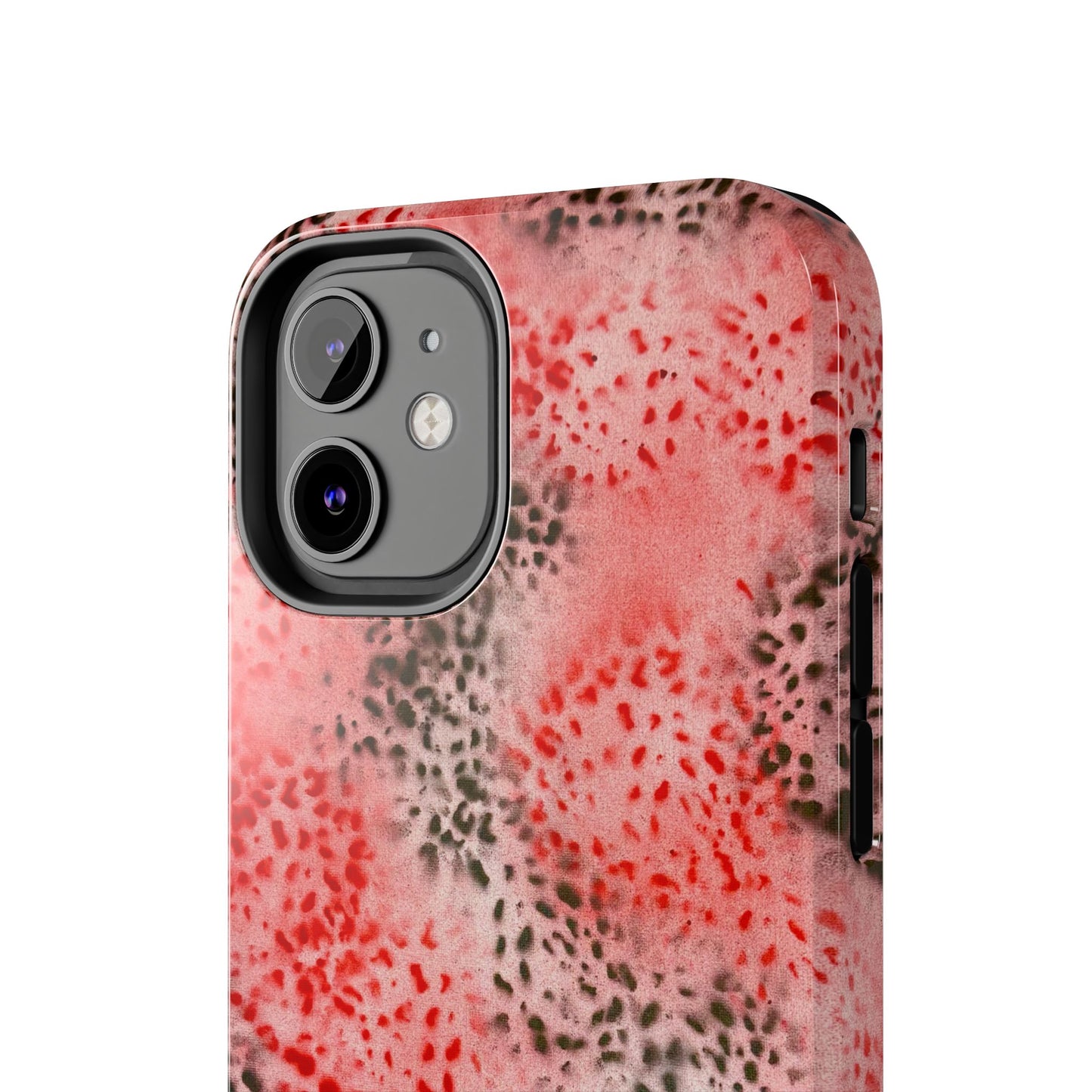 "red cheetah" airbrush iPhone case