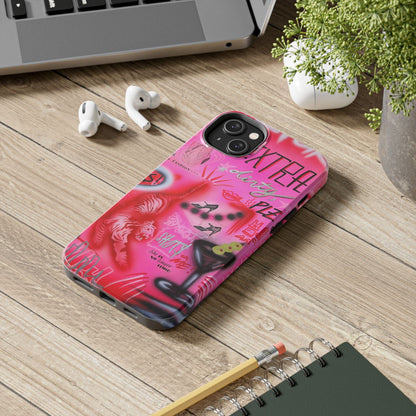 "extra dirty, plz!" airbrush iPhone case
