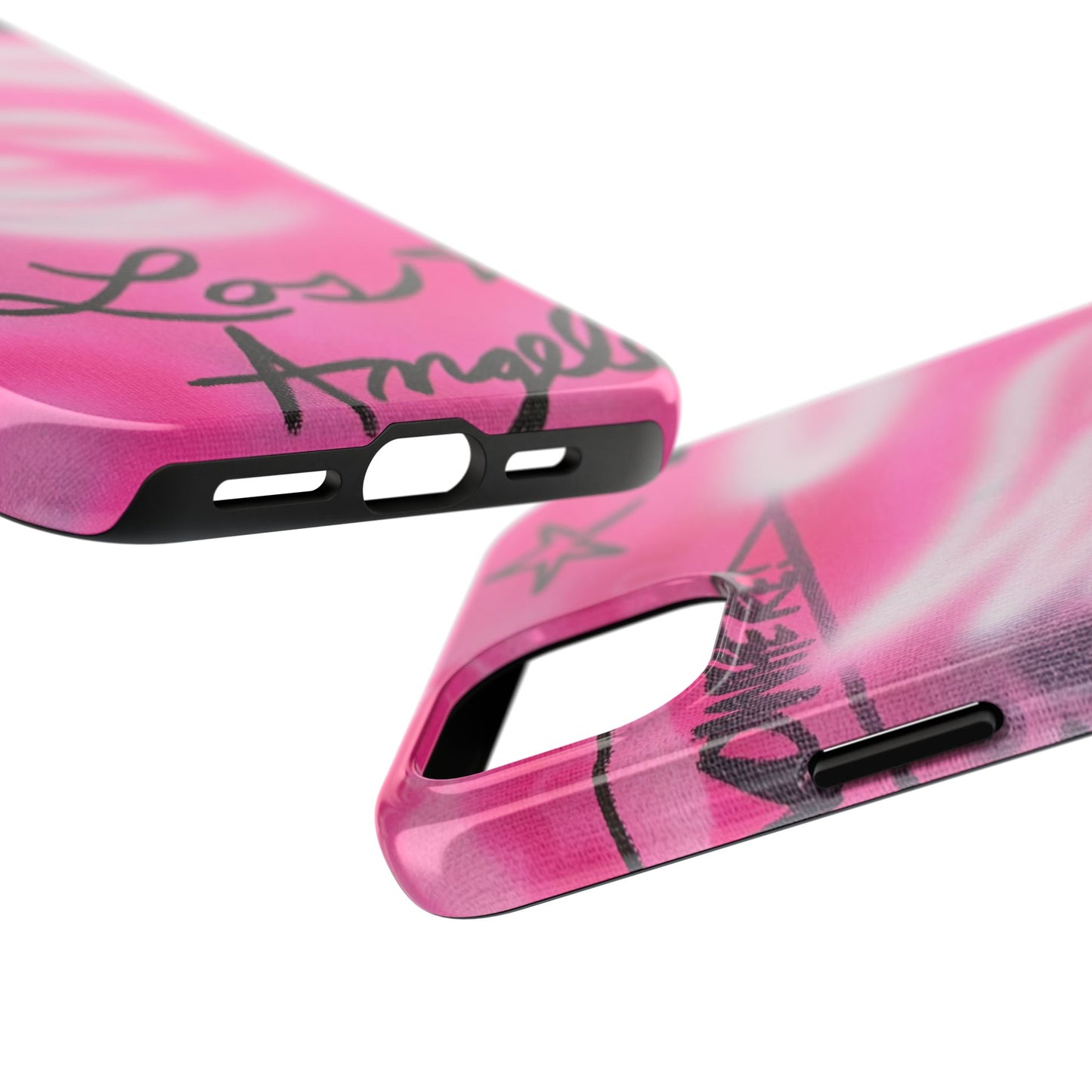 "pink angel wings" airbrush iPhone case