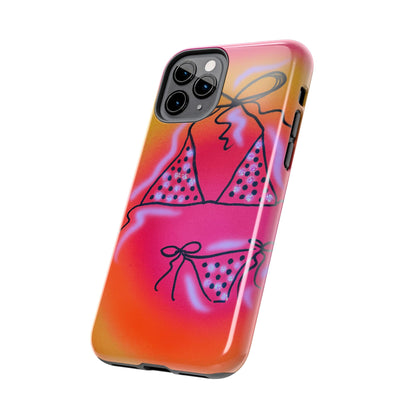 "glitter bikini" airbrush iPhone case