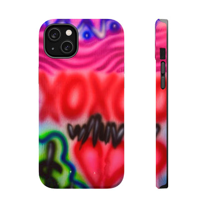 MagSafe Airbrush-iPhone-Hülle „with luv, xoxo“
