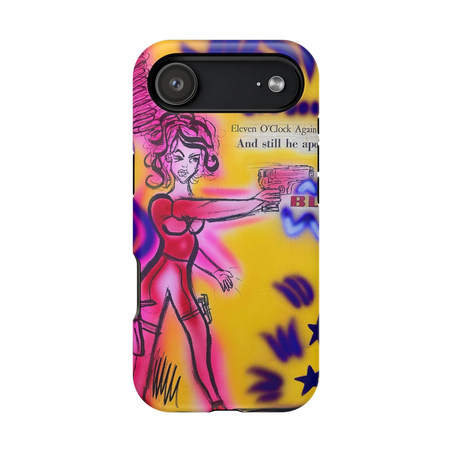 MagSafe „Spiraling Thoughts“ Airbrush iPhone Hülle
