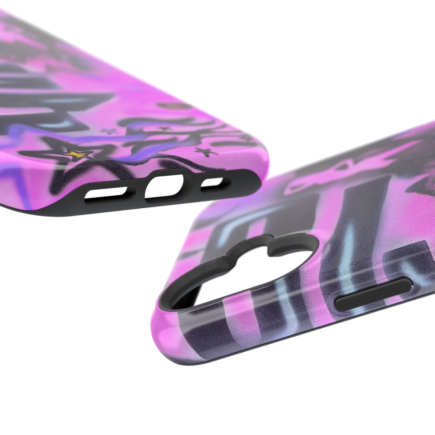 MagSafe "neon nights" airbrush iPhone case