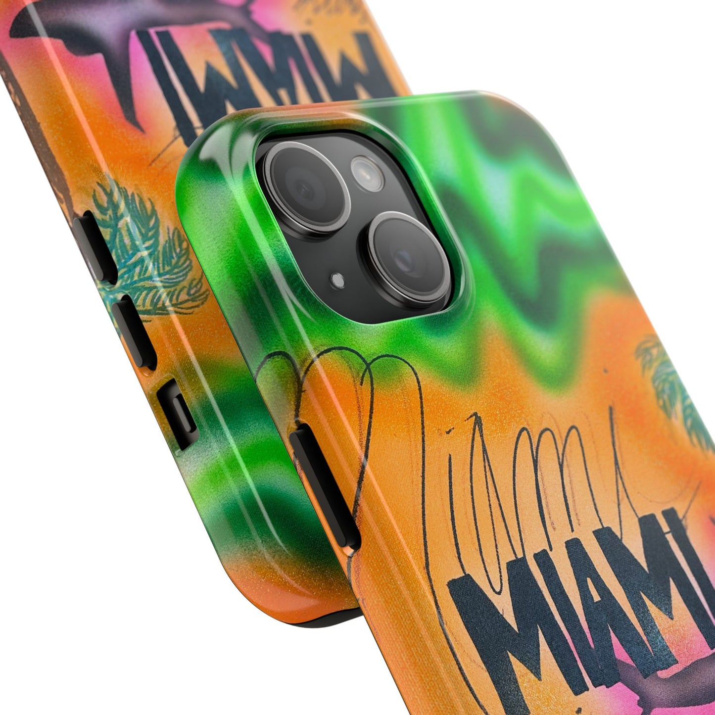 "miami, fl" airbrush iPhone case