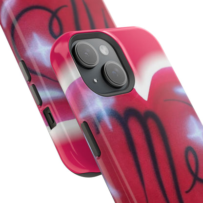 MagSafe "i <3 me" Airbrush iPhone Hülle