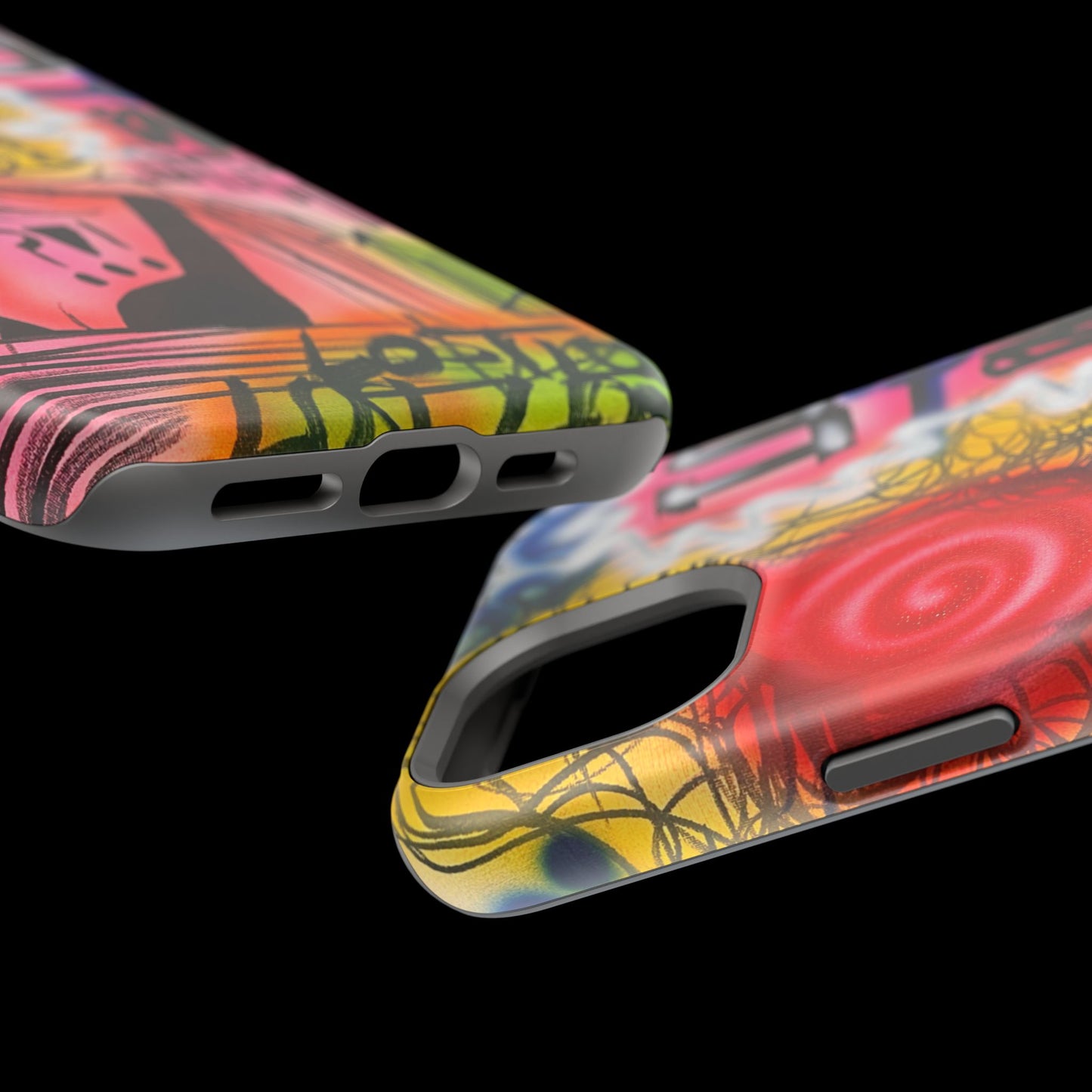 MagSafe „Lost in Paradise“ Airbrush-iPhone-Hülle