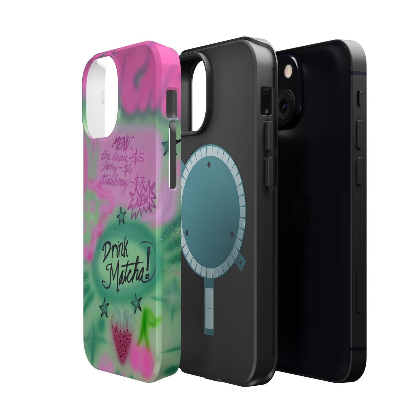 MagSafe "matcha!" airbrush iPhone case