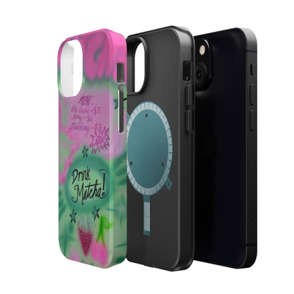 MagSafe "matcha!" airbrush iPhone case