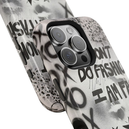 MagSafe "i am fashion" airbrush iPhone case