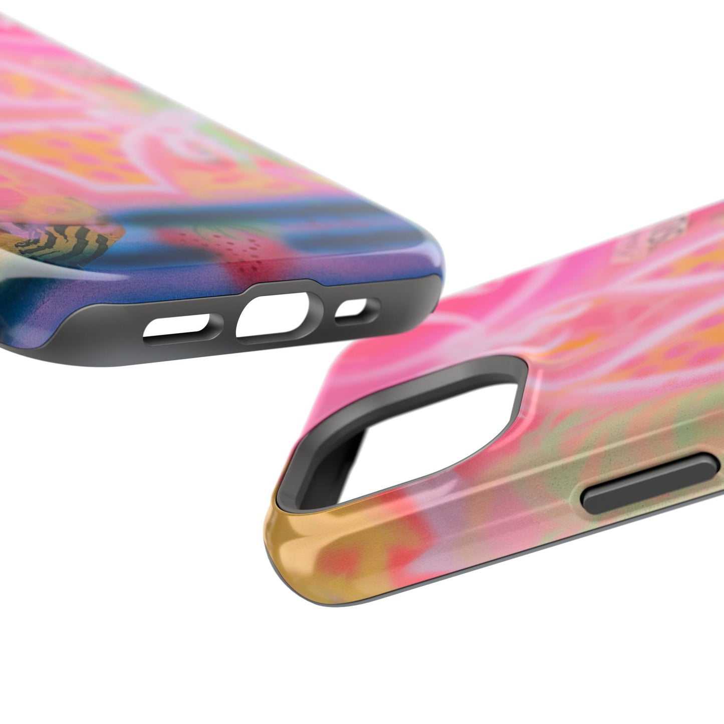 MagSafe "santa monica strawberry" airbrush iPhone case