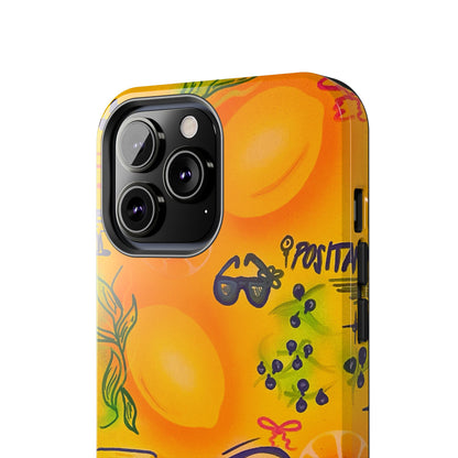 "citrus coastline" airbrush iPhone case