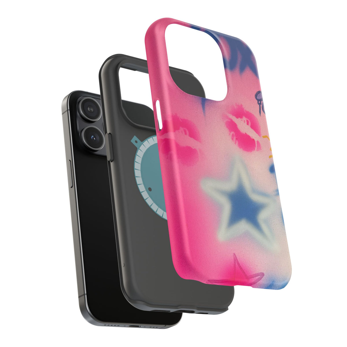 MagSafe "star symbol" airbrush iPhone case