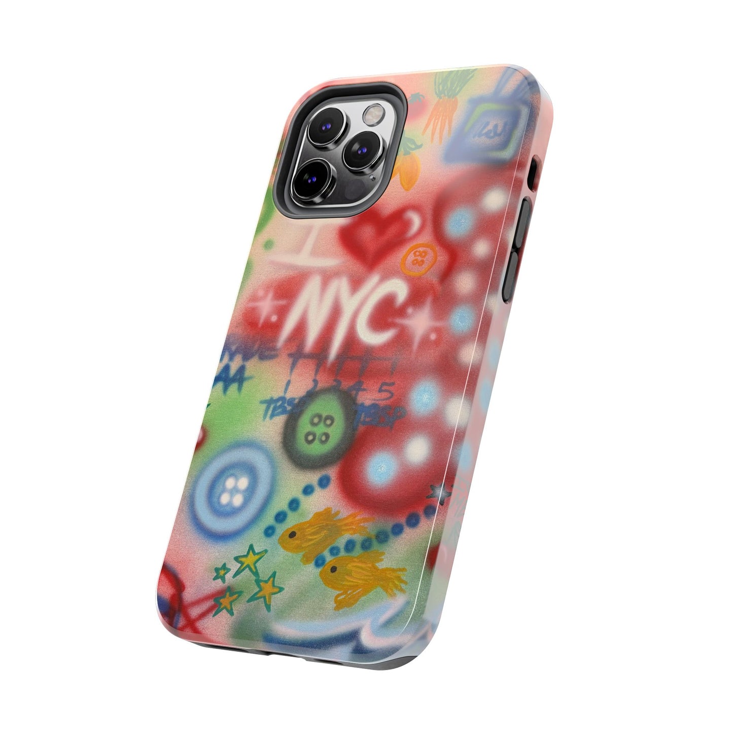 "i <3 NYC" airbrush iPhone case