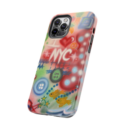 "i <3 NYC" airbrush iPhone case