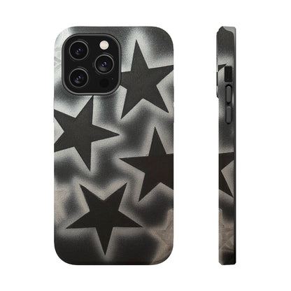 MagSafe "chrome stars" airbrush iPhone case
