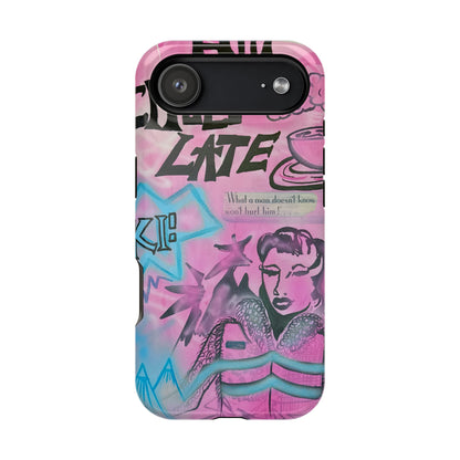 MagSafe "avant le ski" airbrush iPhone case