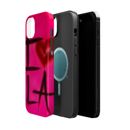 MagSafe „I ❤️ LA“ Airbrush iPhone-Hülle