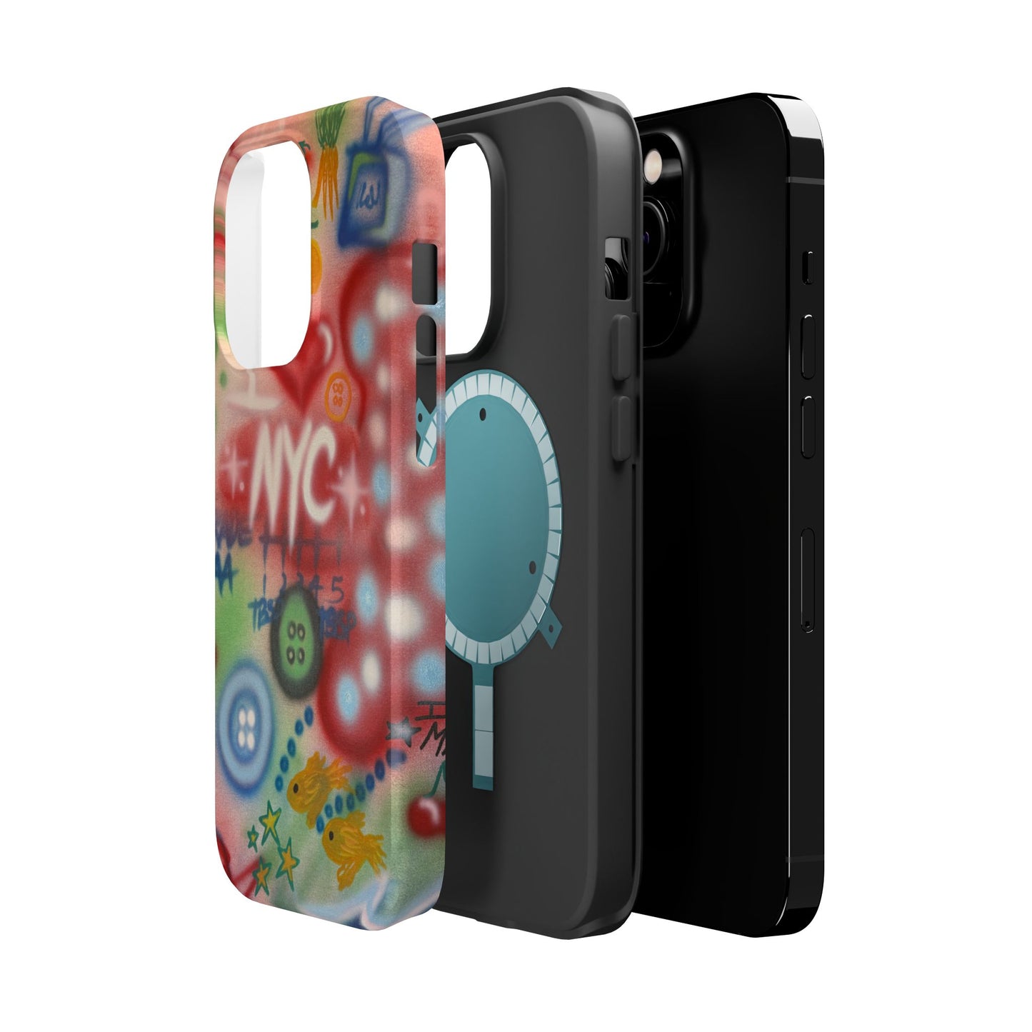 MagSafe "i <3 NYC" airbrush iPhone case