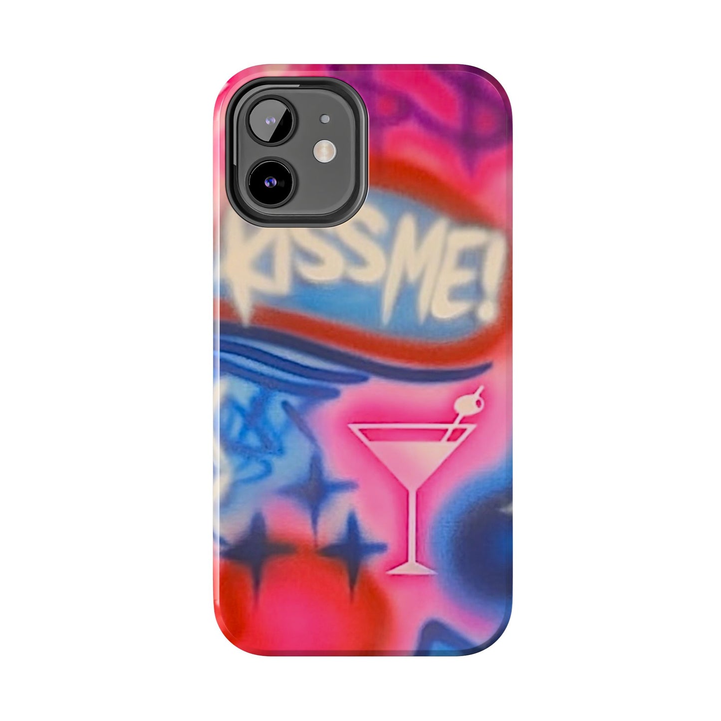 "kiss me pt. 2" airbrush iPhone case