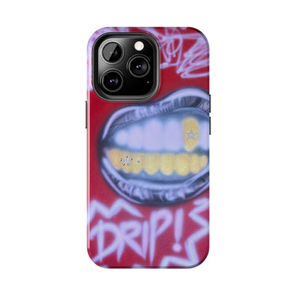 "tooth drip" airbrush iPhone case