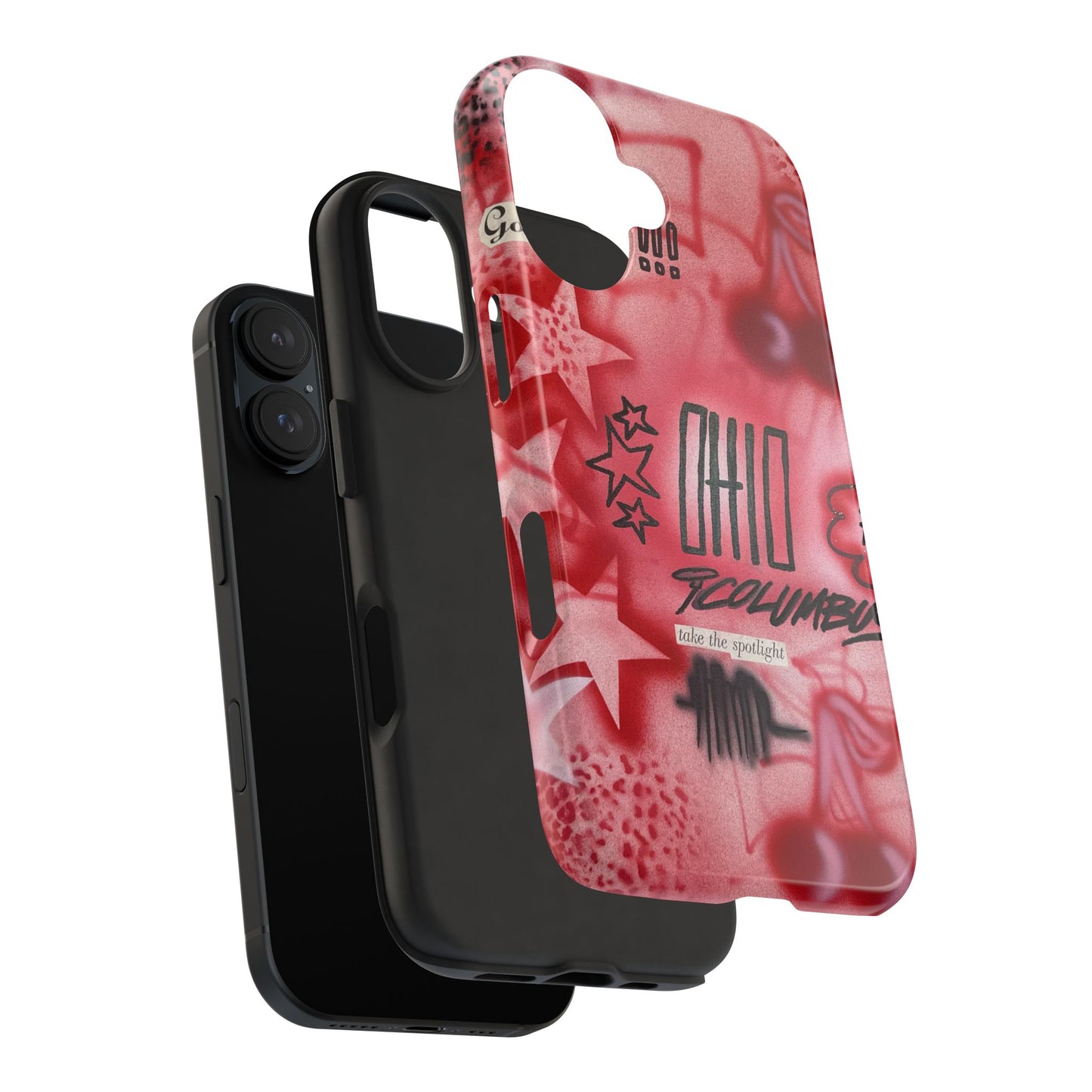 "columbus, ohio" airbrush iPhone case