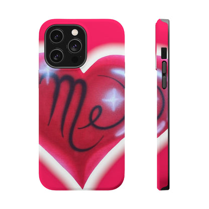 MagSafe "i <3 me" Airbrush iPhone Hülle