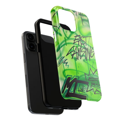 "east lansing, mi" airbrush iPhone case