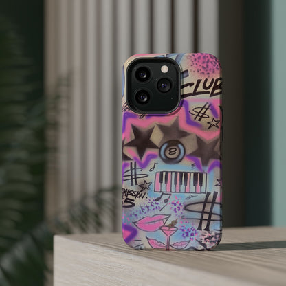 MagSafe "jazz club" airbrush iPhone case