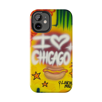 "chicago" airbrush iPhone case
