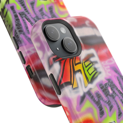 MagSafe "wynwood gold" airbrush iPhone case