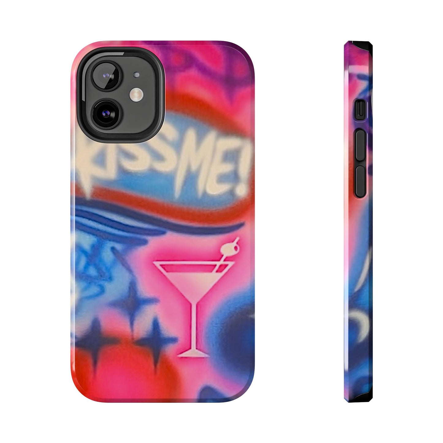 "kiss me pt. 2" airbrush iPhone case