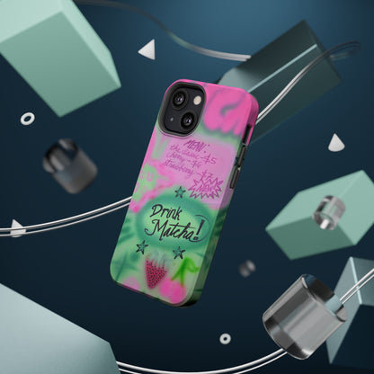 MagSafe "matcha!" airbrush iPhone case