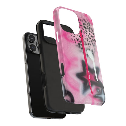 "pink cheetah" airbrush iPhone case