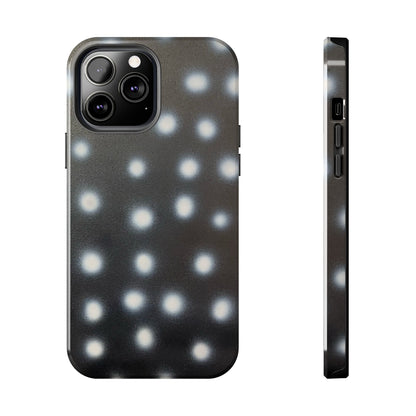 "coconut noir polka dot" airbrush iPhone case