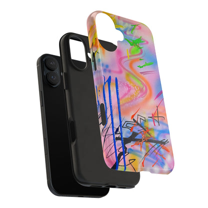 "neon haze" airbrush iPhone case