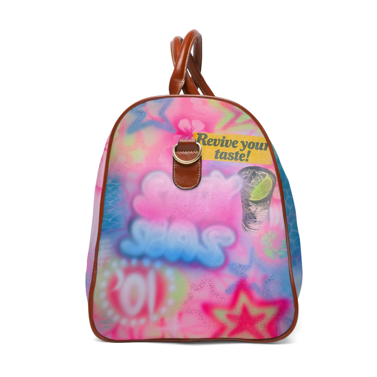 "salty seas" airbrush waterproof travel bag