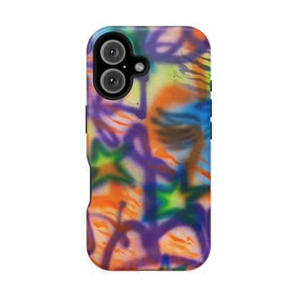 MagSafe "streetwear angel" airbrush iPhone case