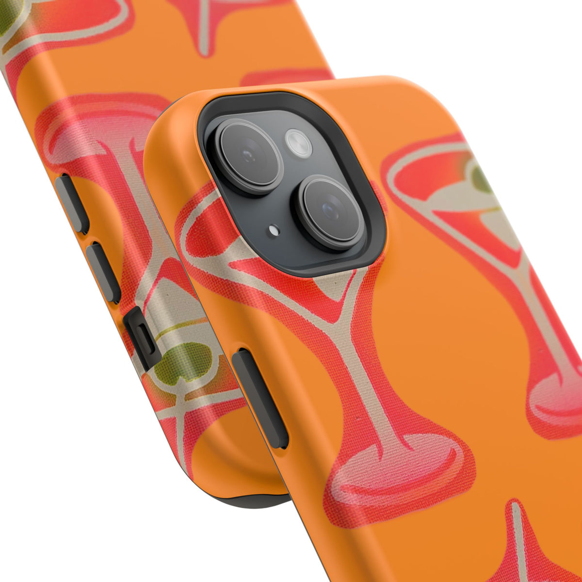 MagSafe "geschüttelt, nicht gerührt" Airbrush iPhone Hülle