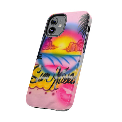 "sunkissed" airbrush iPhone case
