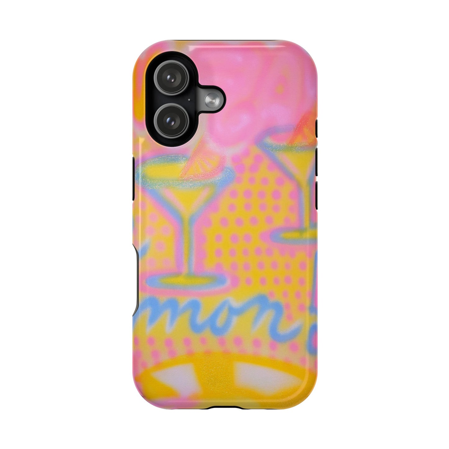 MagSafe "lemontini" airbrush iPhone case