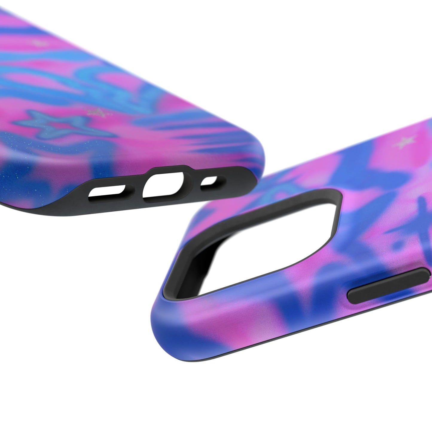 MagSafe "blue camo" airbrush iPhone case