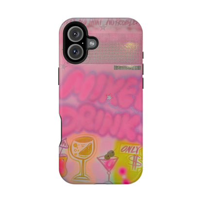 MagSafe "mixed drinks" airbrush iPhone case