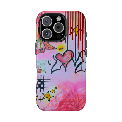 "cherry luvr" airbrush iPhone case