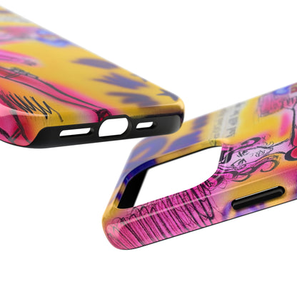 "spiraling thoughts" airbrush iPhone case