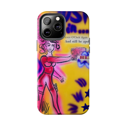 "spiraling thoughts" airbrush iPhone case